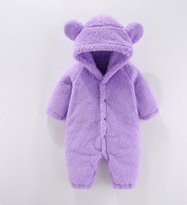 With Hood - Fleece Romper