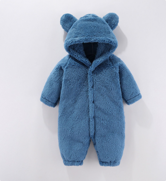 With Hood - Fleece Romper