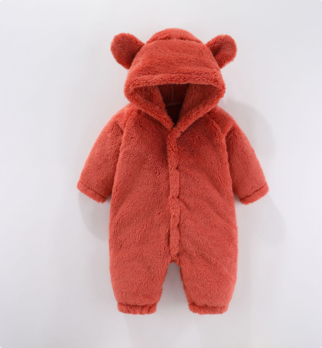 With Hood - Fleece Romper