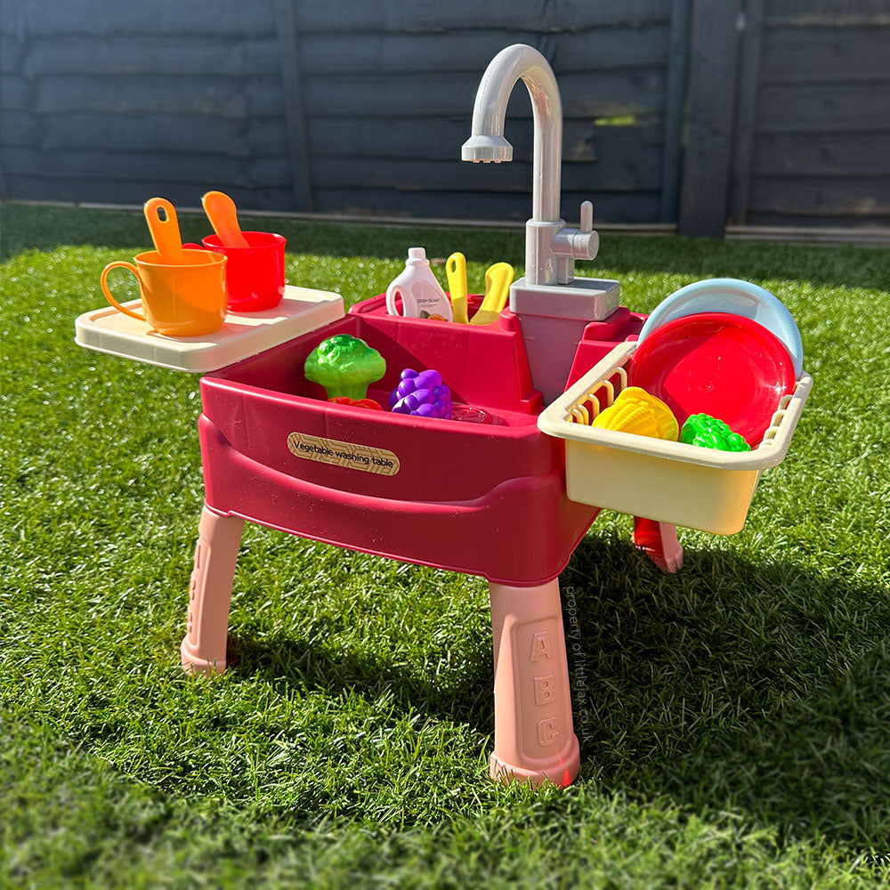 Magical Water Play - Play Kitchen with Faucet