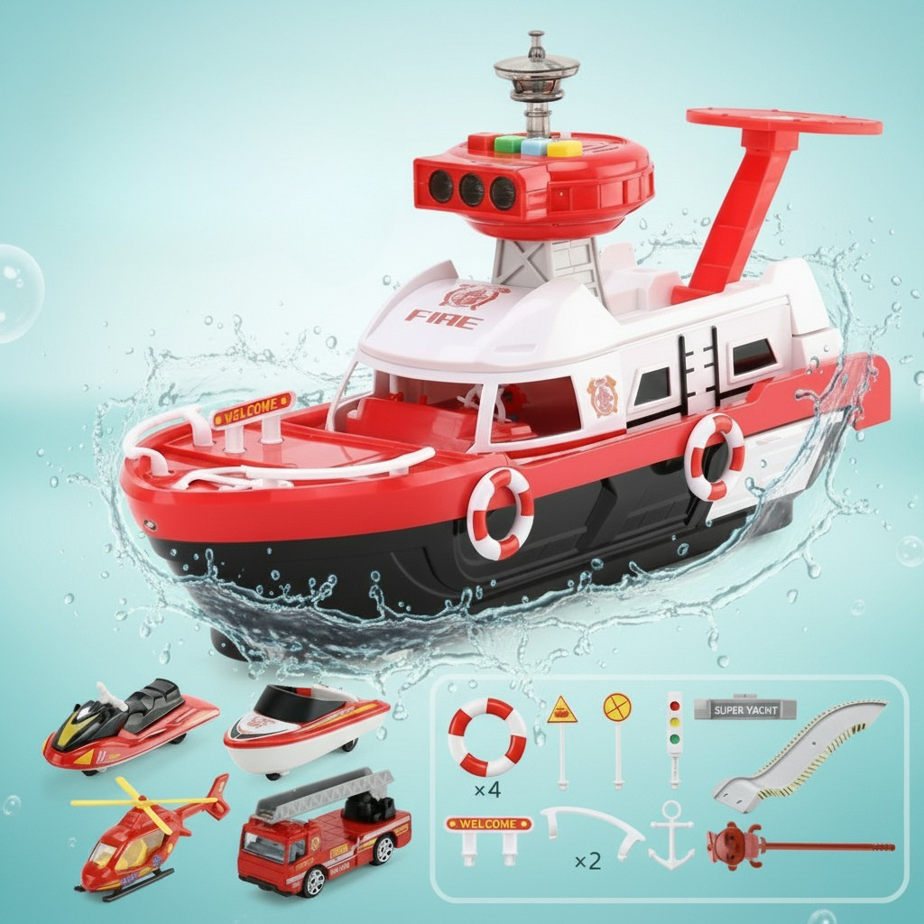 Musical & Interactive – Plaything Boat with Light & Sound