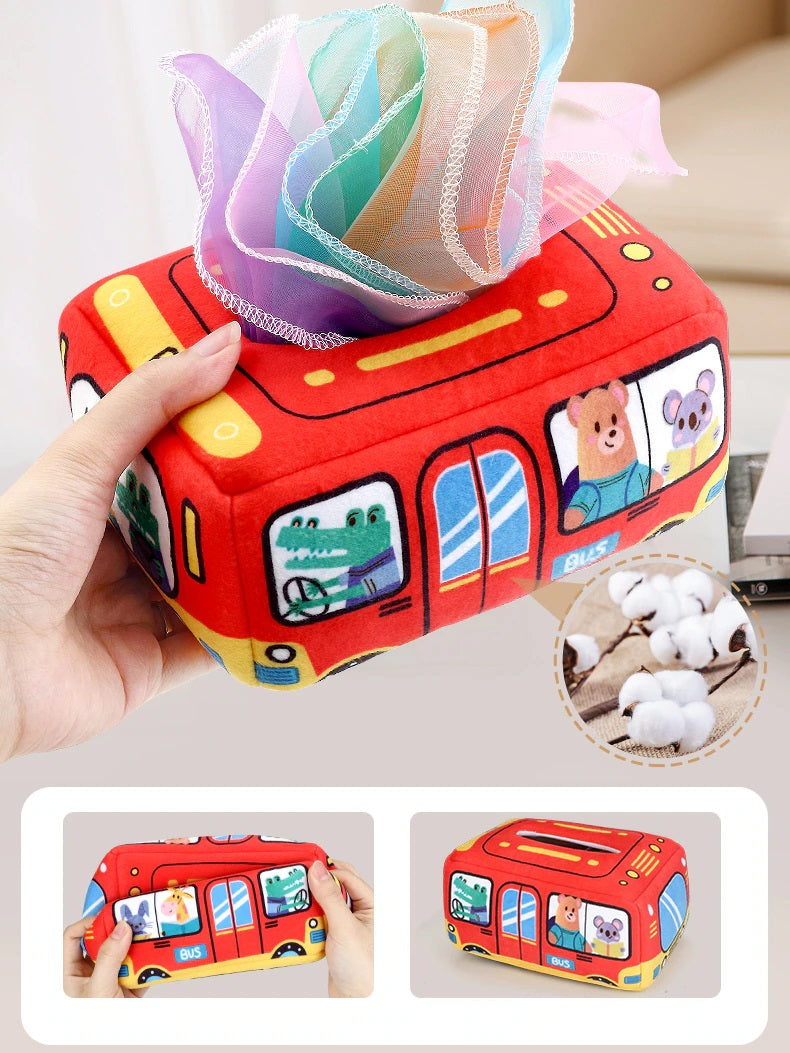 Handkerchiefs from a box - Handkerchief box for kids