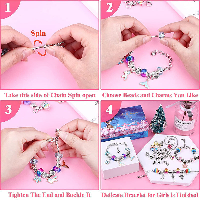 Make your own bracelets - DIY crystal bracelet