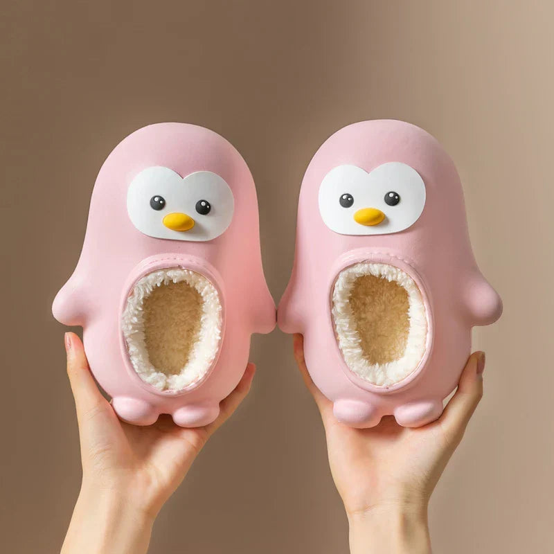 Warm & Play - Children's Penguin Slippers