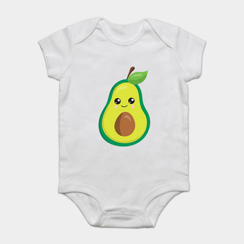 Matching With The Family - Avocado T-shirt White