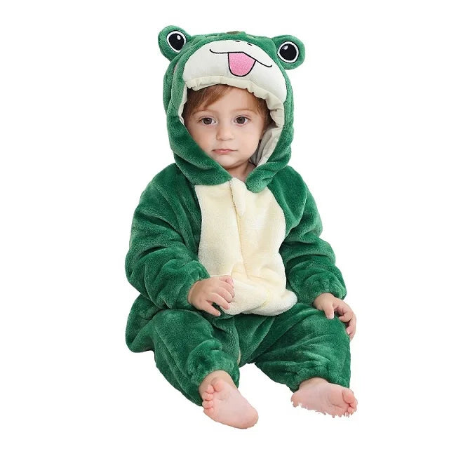 Durable & Washable - Animal Romper Onesie (0-24 months)