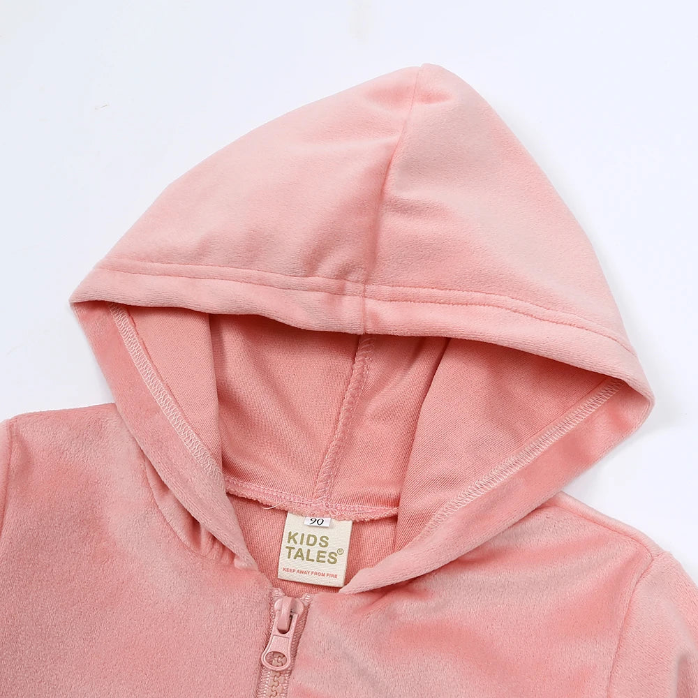 Children Tales – Warm & Comfortable – Velvet Tracksuit for Kids