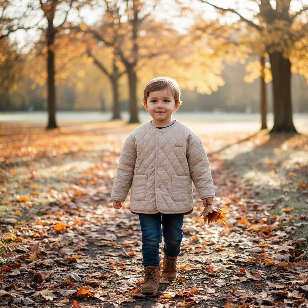 Cozy and warm – Quilted jacket for kids