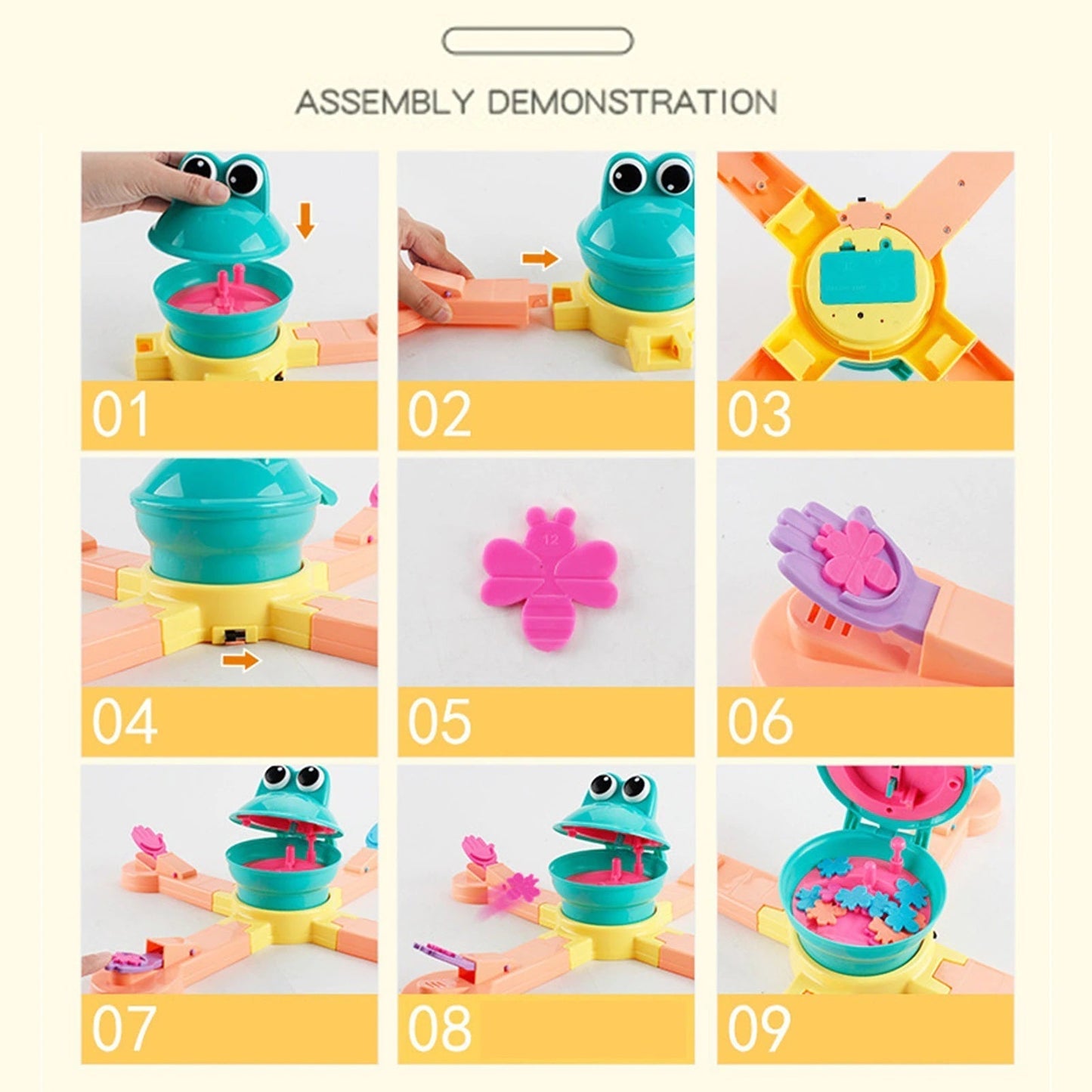 Play for the whole family - Feed the frog game