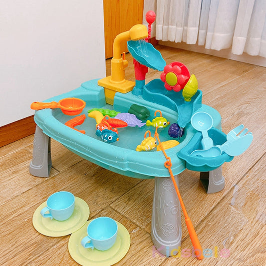 SinkPlay – Imagination & Development – 2-in-1 Play Sink & Fishing Activity