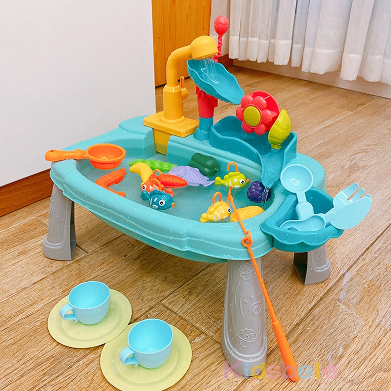 SinkPlay – Imagination & Development – 2-in-1 Play Sink & Fishing Activity