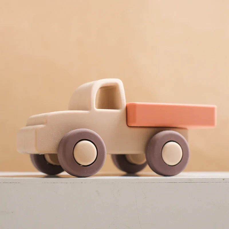 Rolling & Biting - Silicone Vehicle Toys