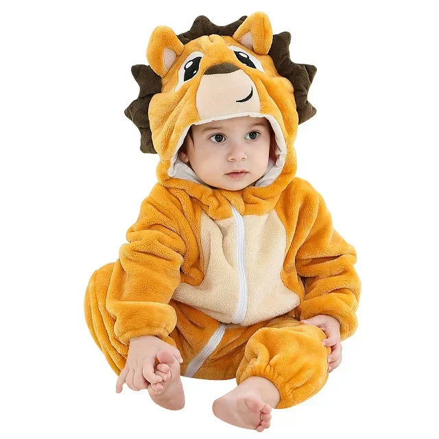 Durable & Washable - Animal Romper Onesie (0-24 months)