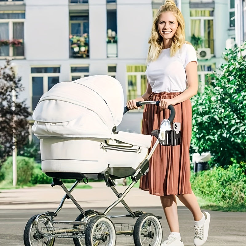 Always at Hand – Phone and Cup Holder for Strollers