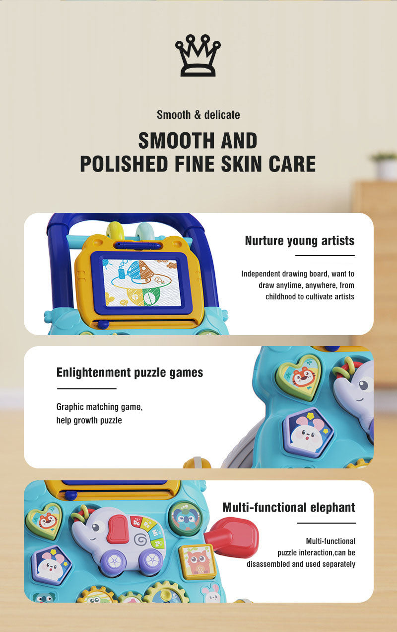 Educational & Playing – Baby Walker with Activity Panel