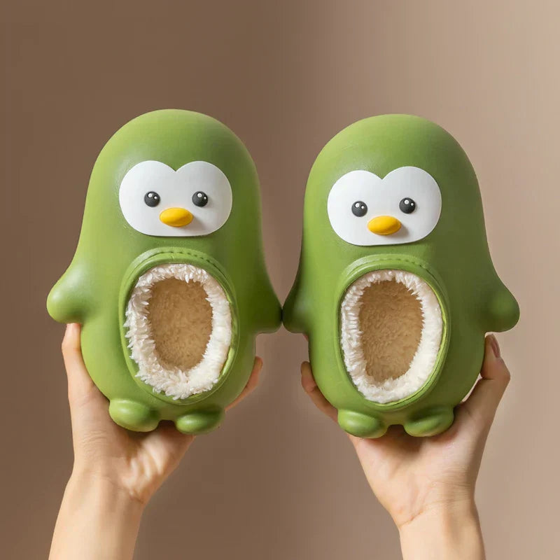Warm & Play - Children's Penguin Slippers