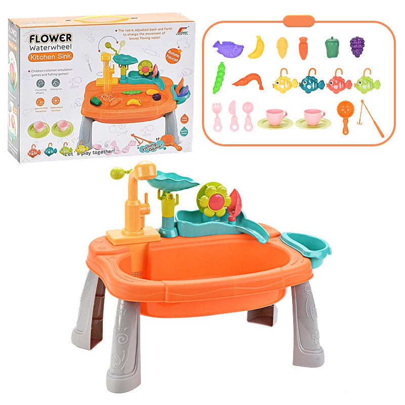 SinkPlay – Imagination & Development – 2-in-1 Play Sink & Fishing Activity