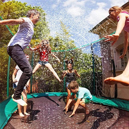Water trampolining - Water sprinkler