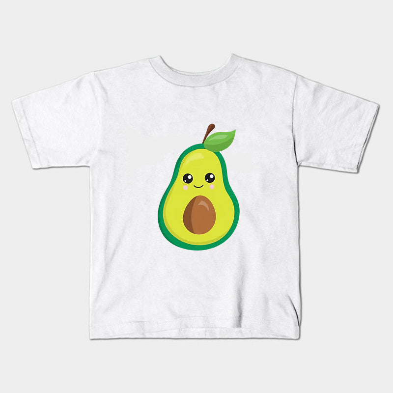 Matching With The Family - Avocado T-shirt White