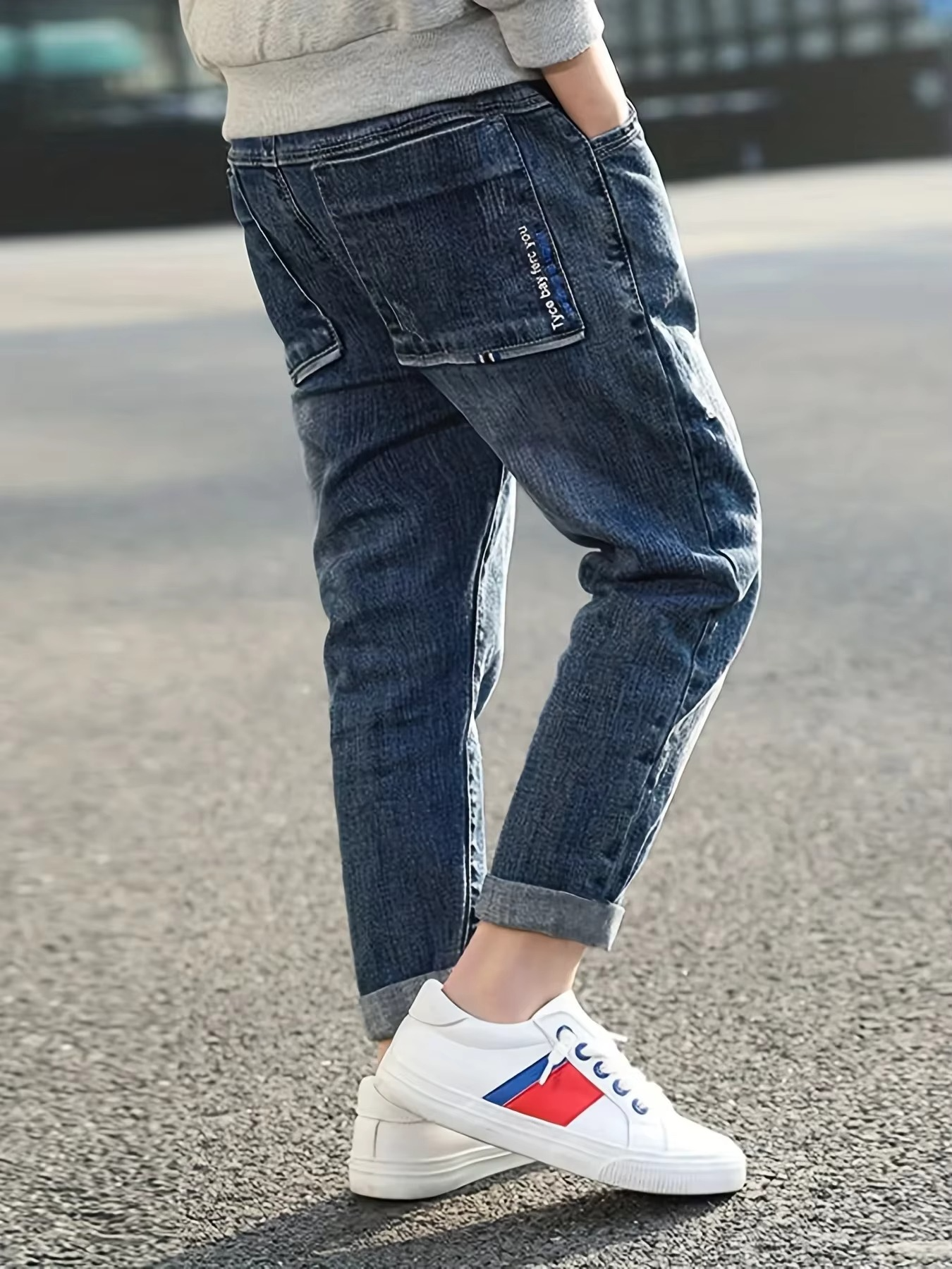 Casual & Trendy – Boys' Slim Fit Denim Pants