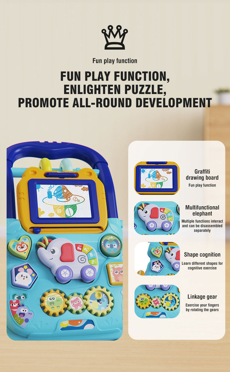Educational & Playing – Baby Walker with Activity Panel