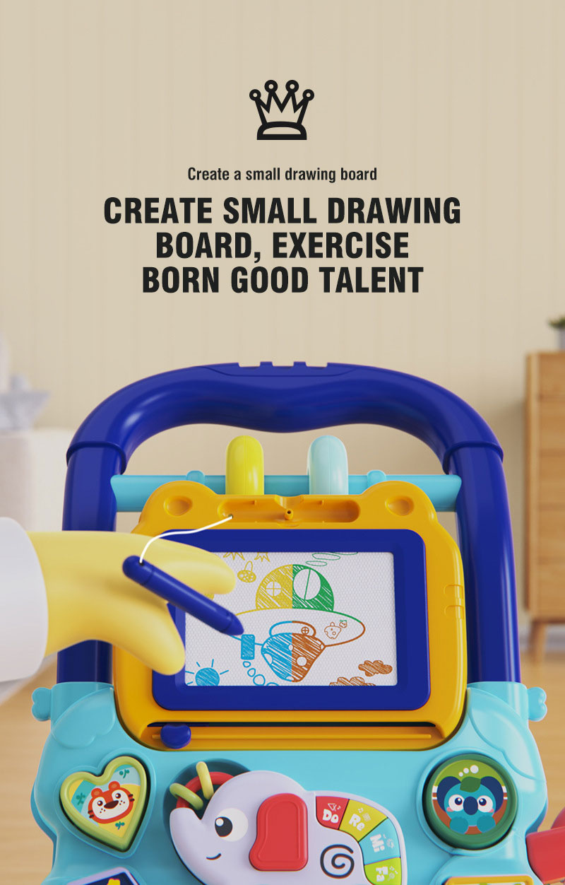 Educational & Playing – Baby Walker with Activity Panel
