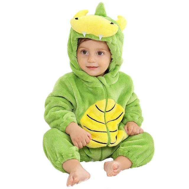 Durable & Washable - Animal Romper Onesie (0-24 months)
