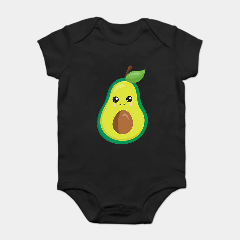 Matching With The Family - Avocado T-shirt Black