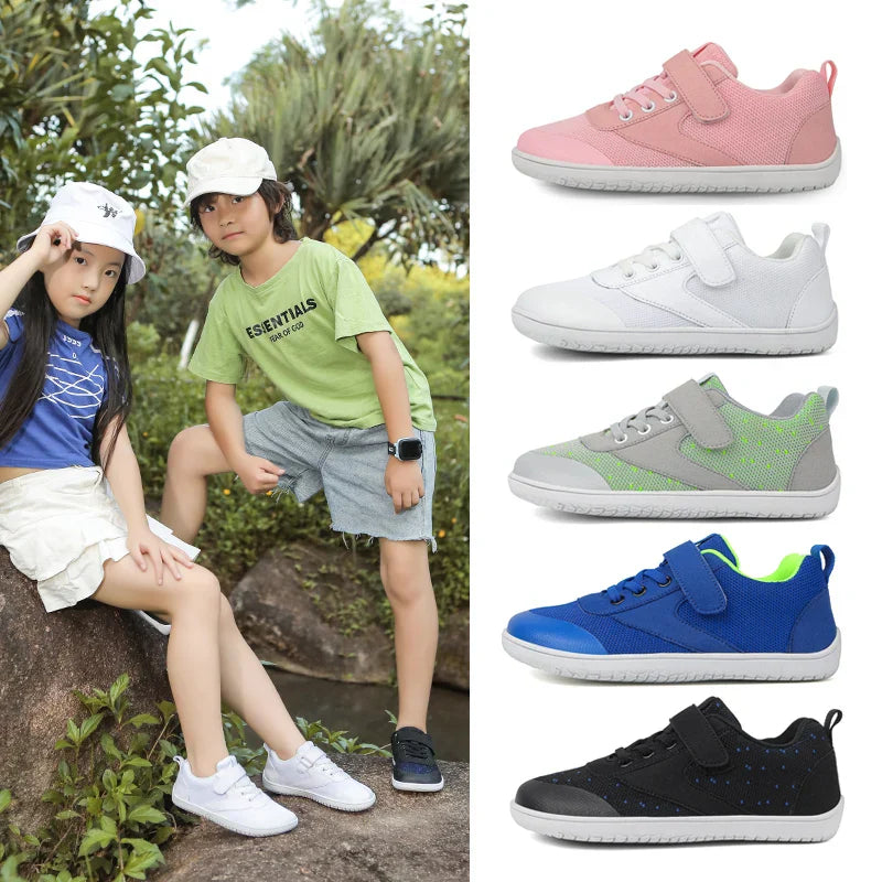 Wide & Lightweight – Barefoot Children' Sneakers