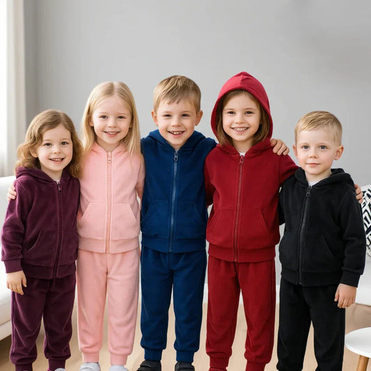 Children Tales – Warm & Comfortable – Velvet Tracksuit for Kids