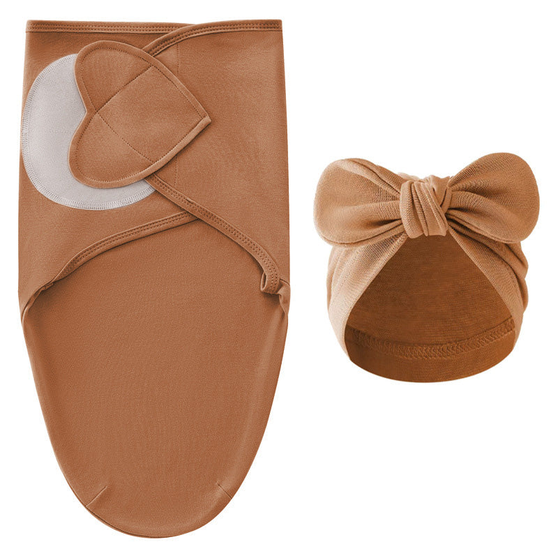 Peace & Comfort – Luxury Swaddle Blanket with Hat
