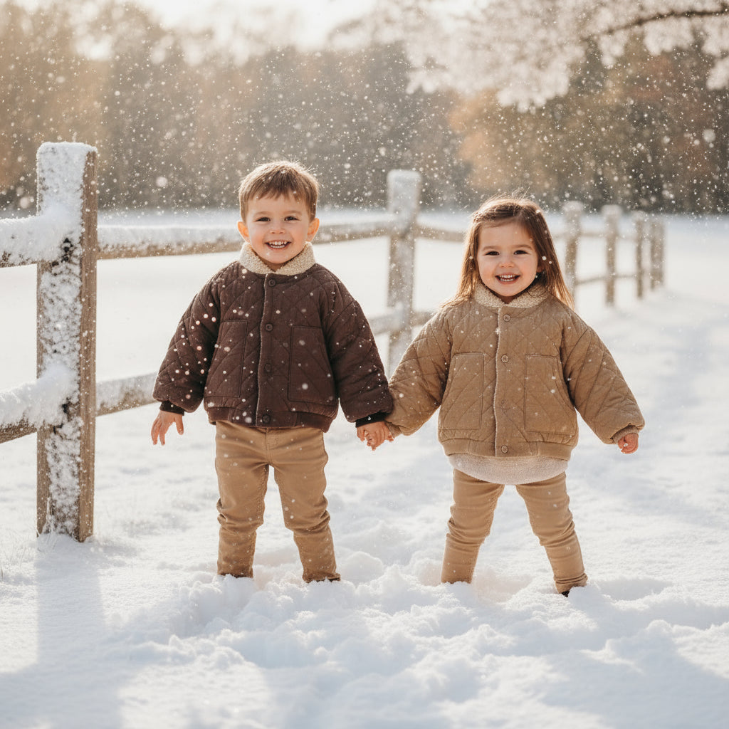Warm & Stylish – Quilted Children's Coat