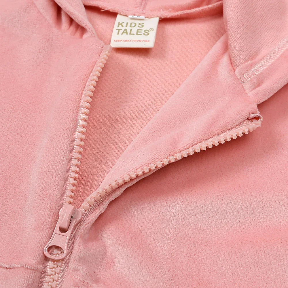 Children Tales – Warm & Comfortable – Velvet Tracksuit for Kids