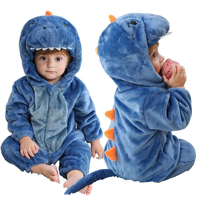 Durable & Washable - Animal Romper Onesie (0-24 months)