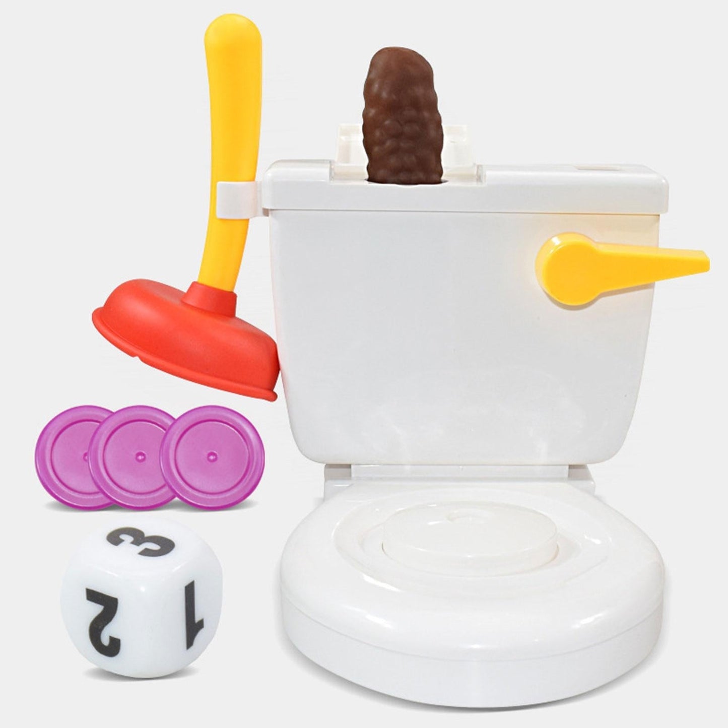 Who will catch the flying turd? - Family game