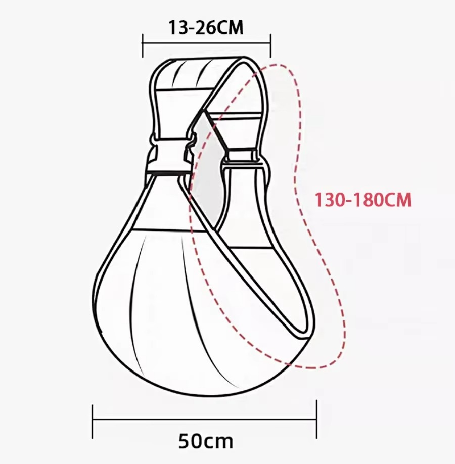 Extra Wide Carrying Strap - Ergonomic Hip Carrier