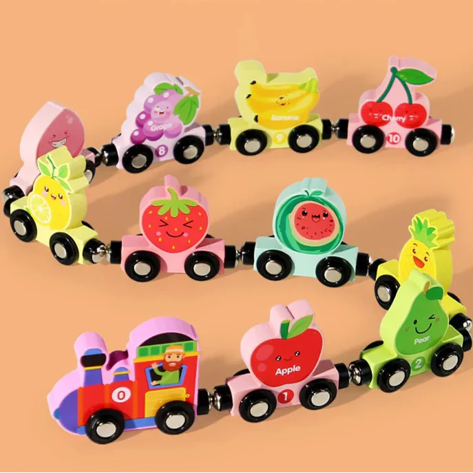 Colors & Shapes - Wood Train Toys