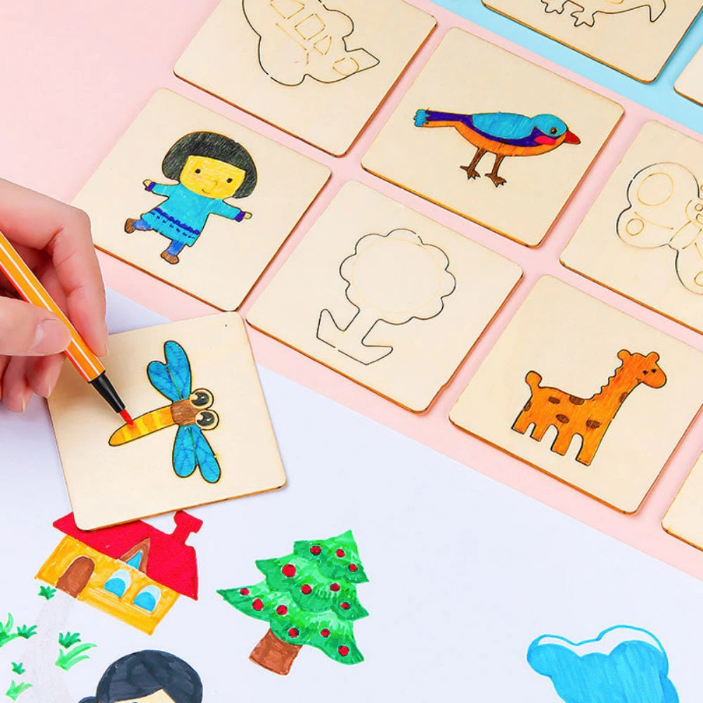 Makes drawing easier - Shape cards