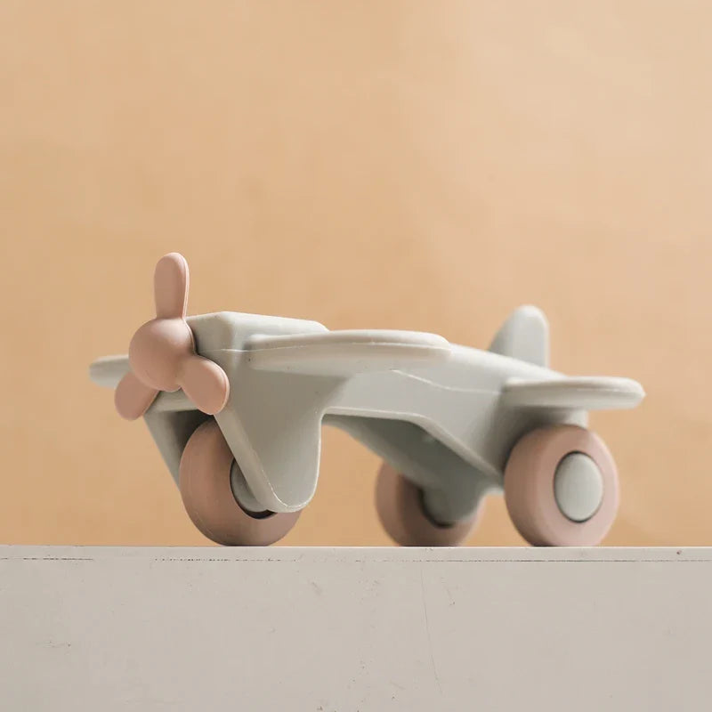 Rolling & Biting - Silicone Vehicle Toys