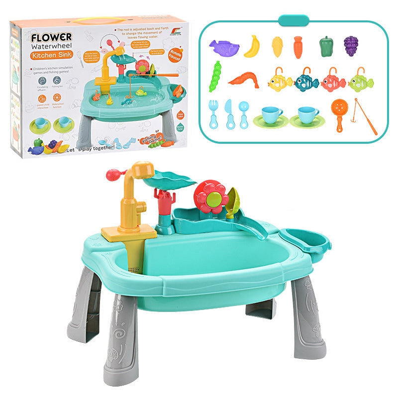 SinkPlay – Imagination & Development – 2-in-1 Play Sink & Fishing Activity