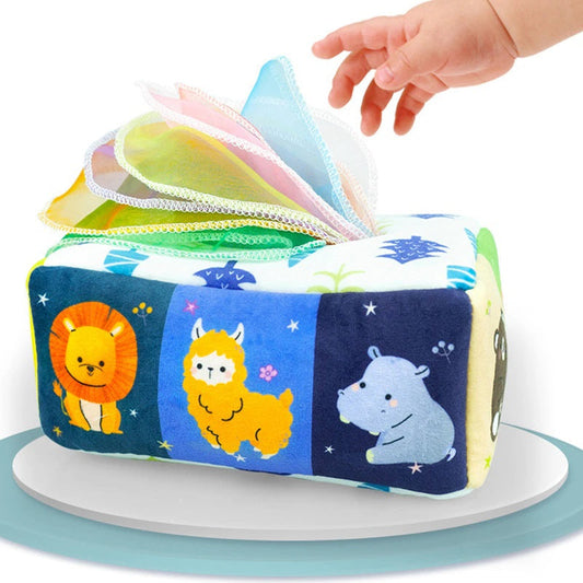 Handkerchiefs from a box - Handkerchief box for kids