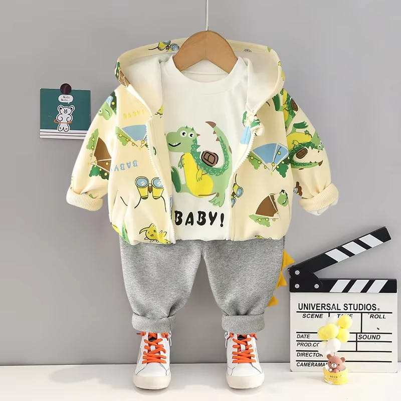 Toddler & Adventure - 3-Piece Clothing Kit Red Baseball Bear