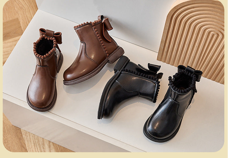 Comfort & Style - Leather Ankle Boots