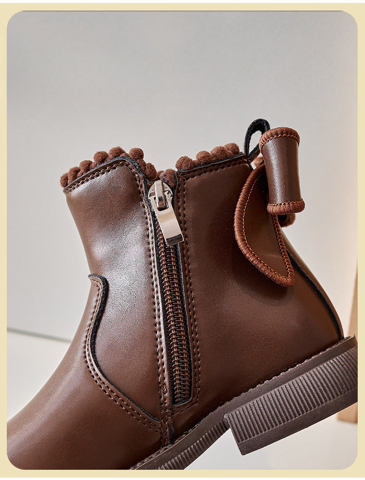 Comfort & Style - Leather Ankle Boots