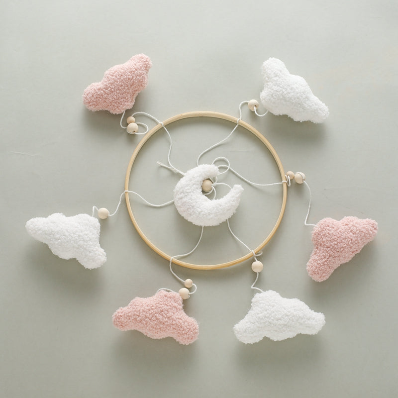 Peace & Atmosphere – Infant Mobile with Clouds