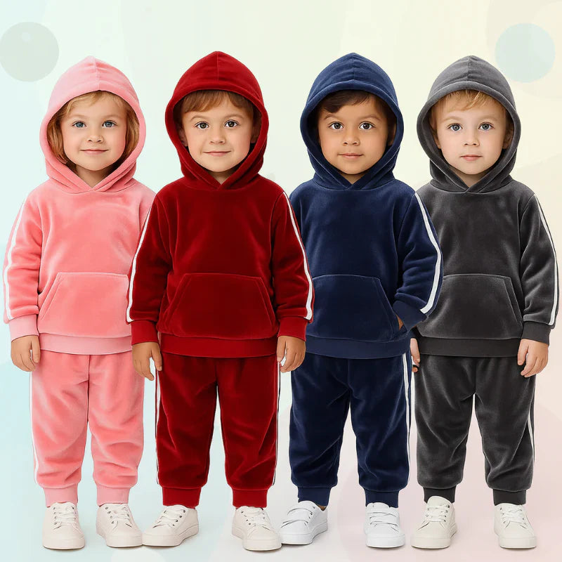 Children Tales – Warm & Comfortable – Velvet Tracksuit for Kids