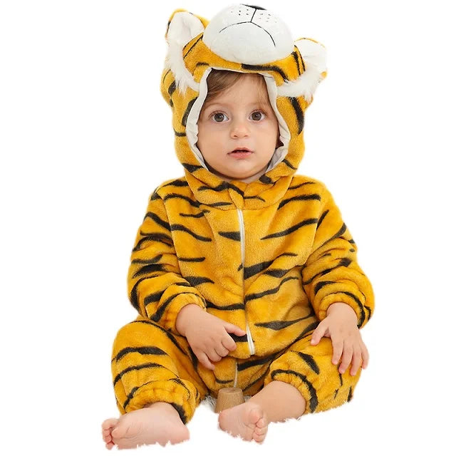 Durable & Washable - Animal Romper Onesie (0-24 months)