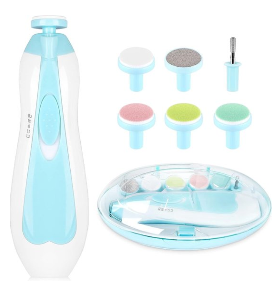 SafeCare – Silent & Safe – Electric Infant Nail File Set