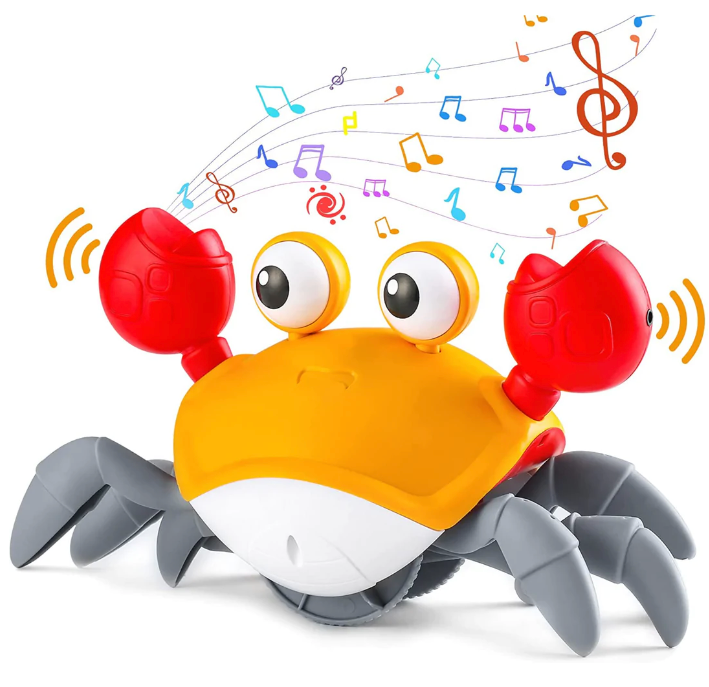 Encourage movement - Crawling crab