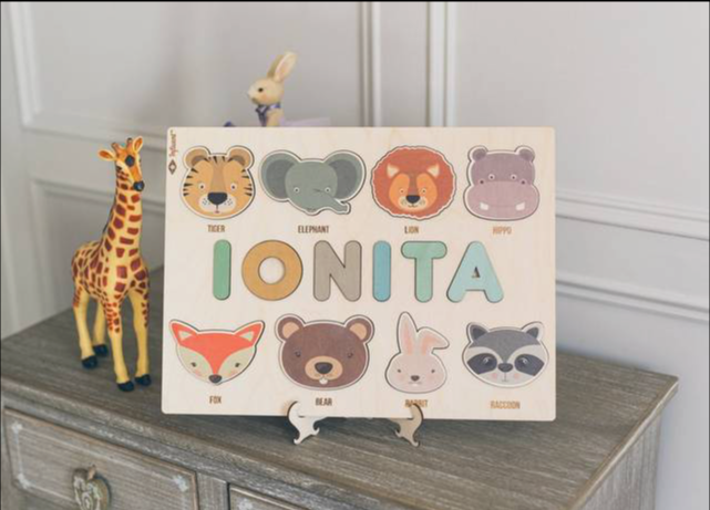 Your own name tag! - Name jigsaw puzzle